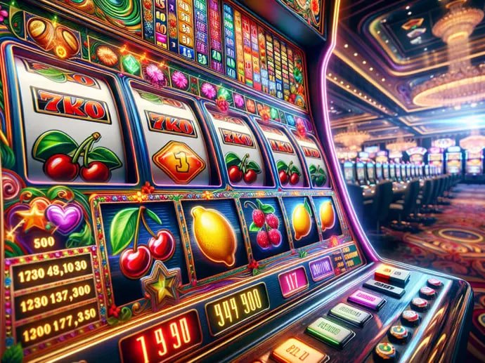 Casino-style slots and live dealer games available on 1plus